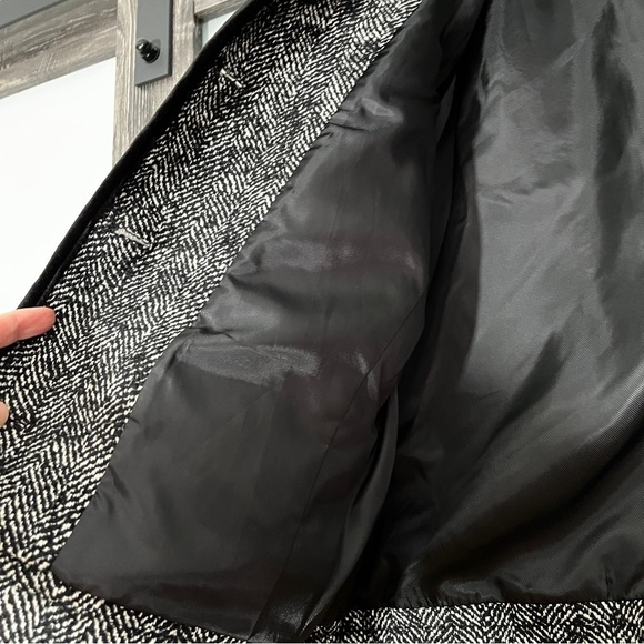 Talbots Boucle Herringbone Jacket Woven in Italy Women's MP Career Mob Wife - Picture 10 of 13